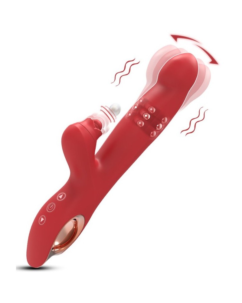 Vibro Rabbit Threections 14 x 3.5cm sextoys et accessoires sur La Boutique du Hard