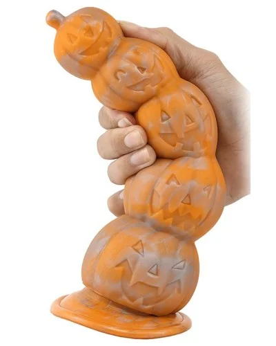 Gode Pumpkin S 17.5 x 5 cm Orange sextoys et accessoires sur La Boutique du Hard