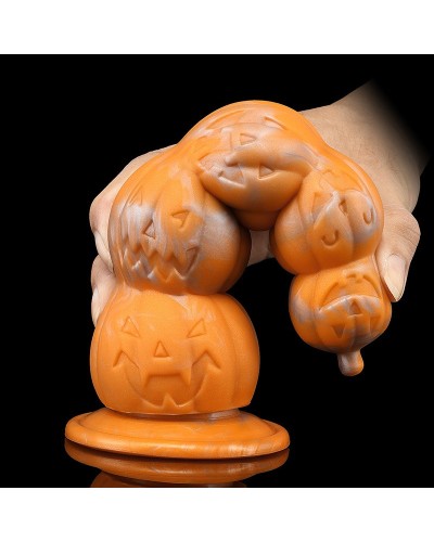Gode Pumpkin L 23.5 x 7 cm Orange sextoys et accessoires sur La Boutique du Hard