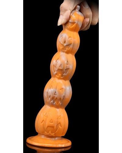 Gode Pumpkin L 23.5 x 7 cm Orange sextoys et accessoires sur La Boutique du Hard