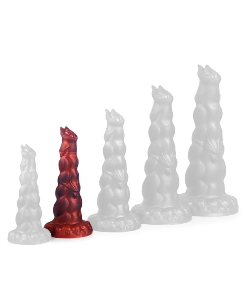 Plug Heyak M 21 x 6.5 cm Rouge sextoys et accessoires sur La Boutique du Hard