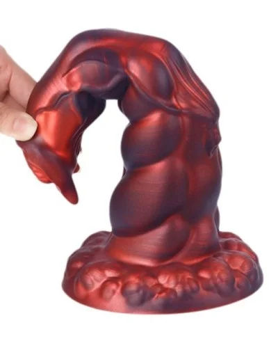 Plug Heyak M 21 x 6.5 cm Rouge sextoys et accessoires sur La Boutique du Hard