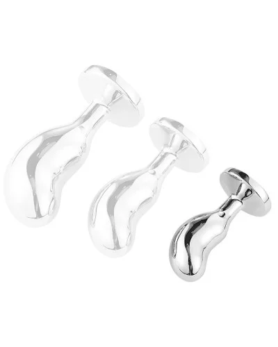 Plug Bijou BEAN SILVER S 6 x 2.3cm sextoys et accessoires sur La Boutique du Hard