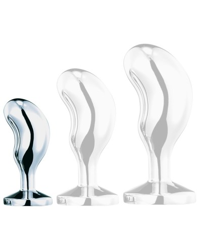 Plug Bijou BEAN SILVER S 6 x 2.3cm sextoys et accessoires sur La Boutique du Hard