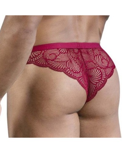 Slip Dentelle Elynos Bordeaux sextoys et accessoires sur La Boutique du Hard