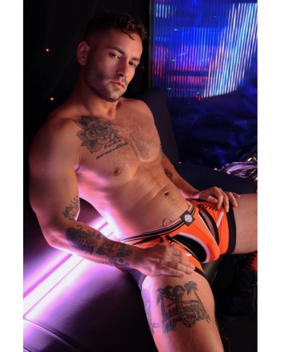 Jock Boxer Circuit Breaker Orange neon sextoys et accessoires sur La Boutique du Hard