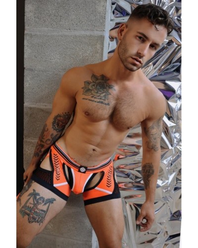 Jock Boxer Circuit Breaker Orange neon sextoys et accessoires sur La Boutique du Hard