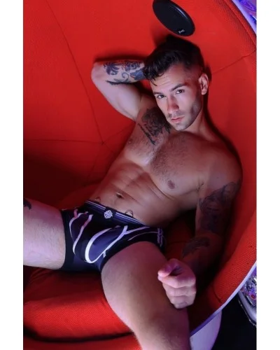 Boxer Circuit Breaker Noir-Gris sextoys et accessoires sur La Boutique du Hard