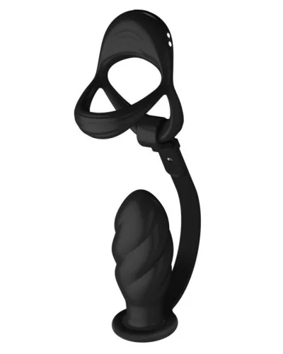 Balletretcher et Plug Ass Spiral 8.5 x 3.6 cm - 10 Vibrations sextoys et accessoires sur La Boutique du Hard