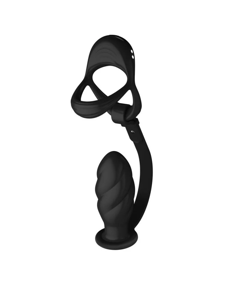 Balletretcher et Plug Ass Spiral 8.5 x 3.6 cm - 10 Vibrations sextoys et accessoires sur La Boutique du Hard