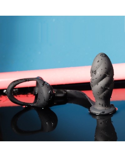 Balletretcher et Plug Ass Spiral 8.5 x 3.6 cm - 10 Vibrations sextoys et accessoires sur La Boutique du Hard