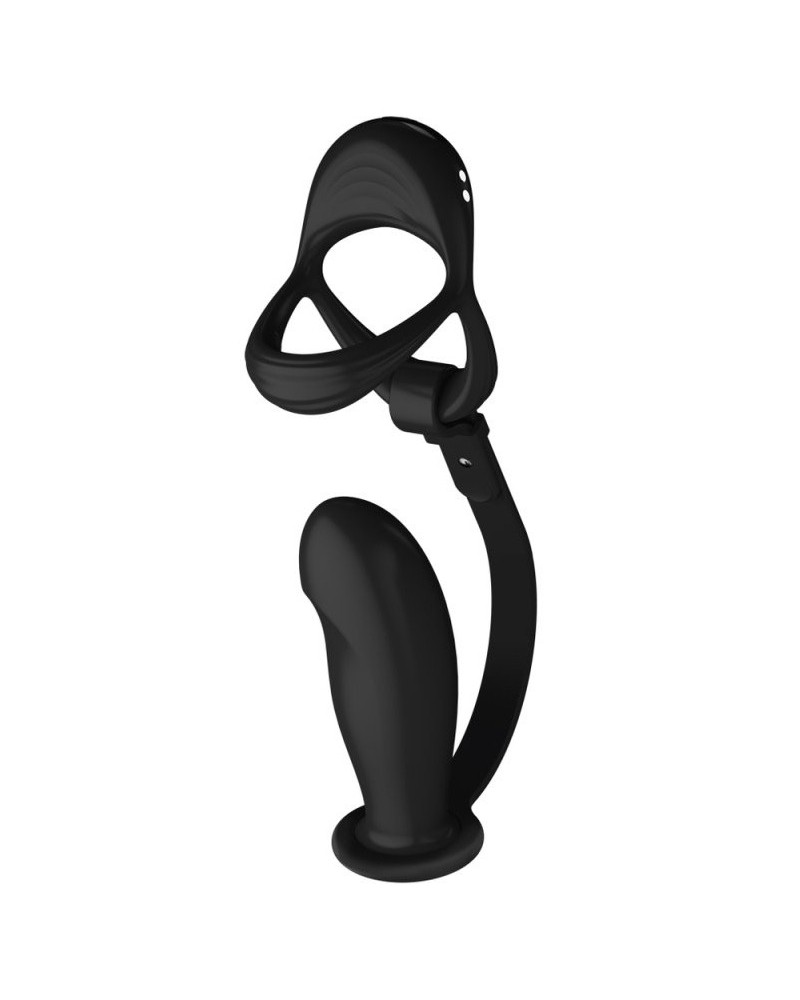 Ballstretcher et Plug Ass Curve 10 x 3.6 cm-10 Vibrations sextoys et accessoires sur La Boutique du Hard