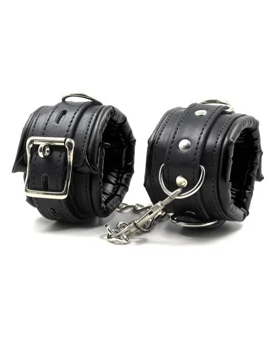 Kit Barre de maintien Collier et Menottes Simply Dom Noir sextoys et accessoires sur La Boutique du Hard