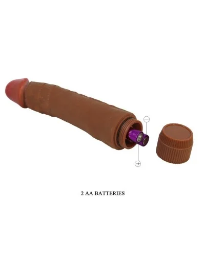 Gode vibrant Baile Dybbuk 20 x 4cm Marron sextoys et accessoires sur La Boutique du Hard