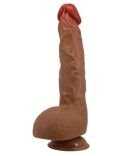 Gode Vibrant à Poussée Wilks 17 x 5cm Marron sextoys et accessoires sur La Boutique du Hard