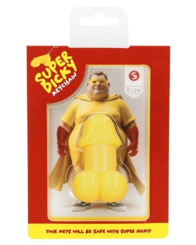 Porte-clés Pénis Super Dicky Jaune sextoys et accessoires sur La Boutique du Hard