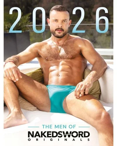 Calendrier 2026 The men of Naked Sword sextoys et accessoires sur La Boutique du Hard
