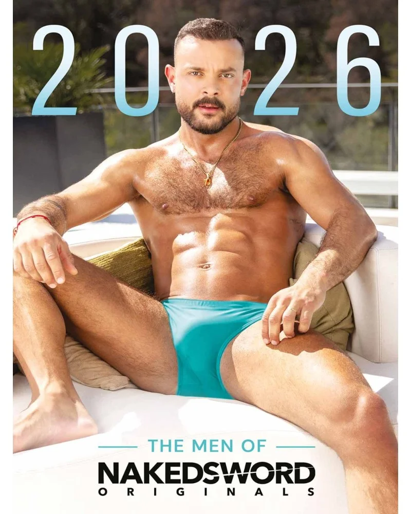 Calendrier 2026 The men of Naked Sword sextoys et accessoires sur La Boutique du Hard