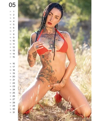 Calendrier 2026 Pin-up tattoo girls sextoys et accessoires sur La Boutique du Hard