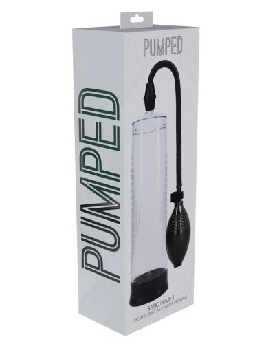 Pompe à pénis Basic Pump 1 20 x 5.8 cm Transparente sextoys et accessoires sur La Boutique du Hard