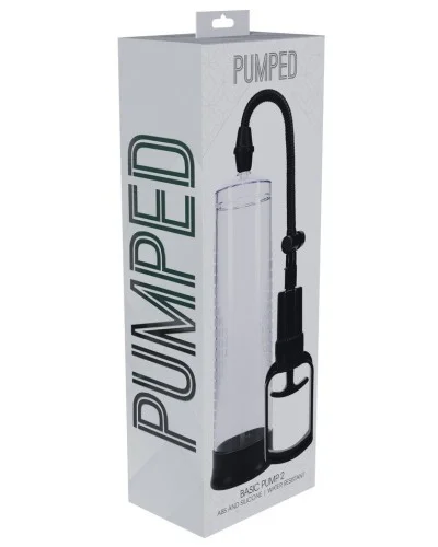 Pompe à pénis Basic Pump 2 20 x 5.8 cm Transparente sextoys et accessoires sur La Boutique du Hard