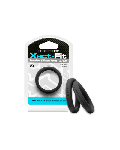 Lot de 2 Cockrings Xact-Fit n°14 - Diamètre 35mm sextoys et accessoires sur La Boutique du Hard