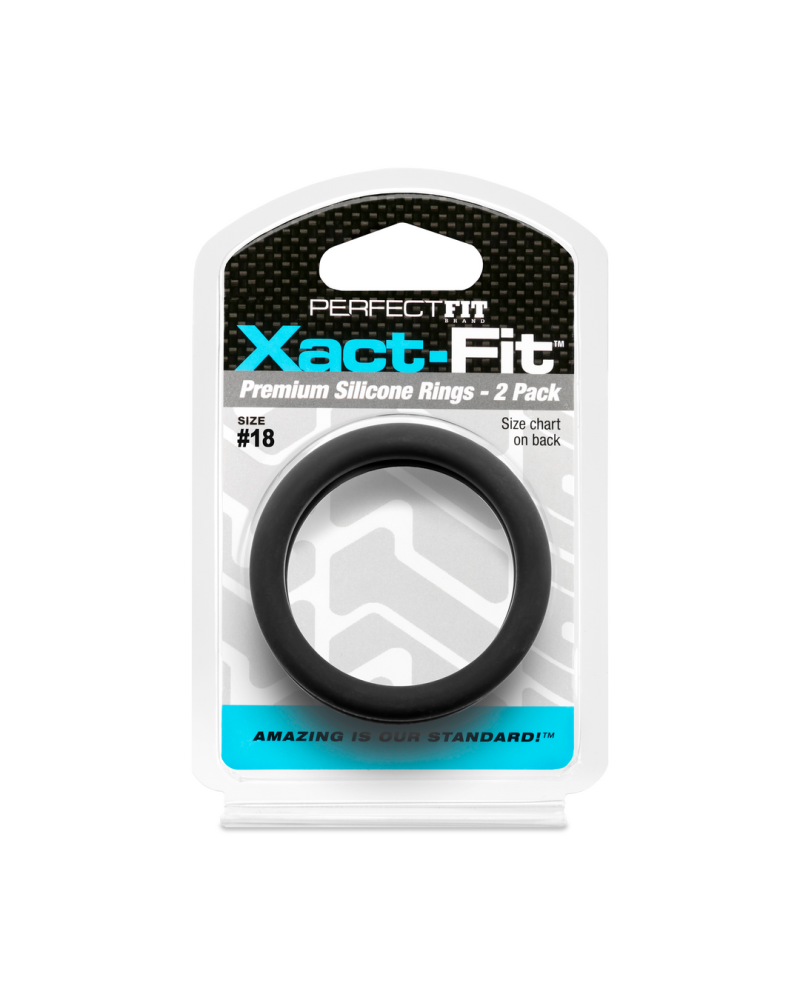 Lot de 2 Cockrings Xact-Fit n°18 - Diamètre 45mm sextoys et accessoires sur La Boutique du Hard