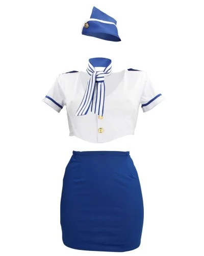 Costume sexy d'Hôtesse de l'air Stewardness S/M sextoys et accessoires sur La Boutique du Hard