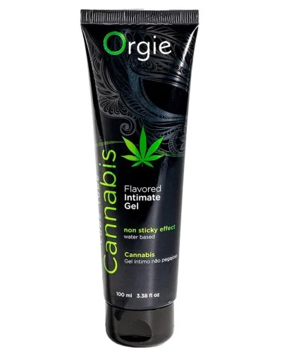 Lubrifiant Eau aromatisé Cannabis Orgie 100 ml sextoys et accessoires sur La Boutique du Hard