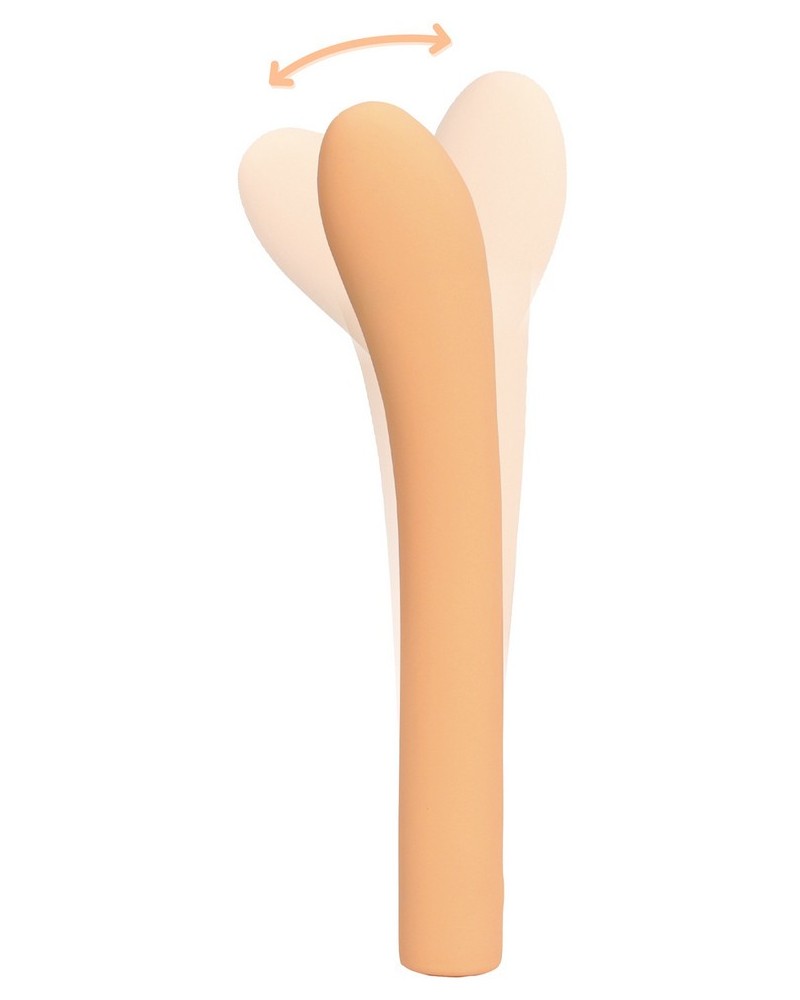 Stimulateur de Prostate Vibrant Peach Fuzz 21 x 4.1cm sextoys et accessoires sur La Boutique du Hard