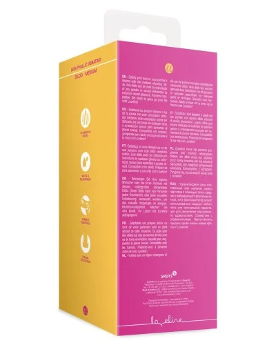 Gode Vibrant Palik M 16 x 3.7cm Rose sextoys et accessoires sur La Boutique du Hard