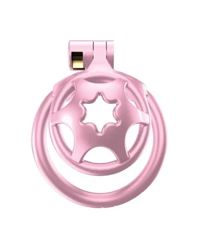 Cage de chasteté Sissy Star 3 x 3.4 cm Rose sextoys et accessoires sur La Boutique du Hard