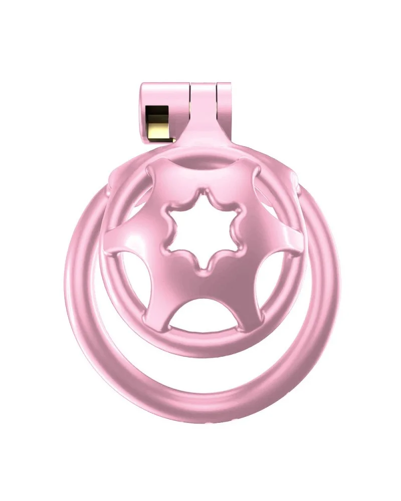 Cage de chasteté Sissy Star 3 x 3.4 cm Rose sextoys et accessoires sur La Boutique du Hard