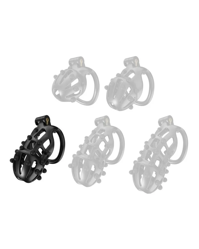 Cage de chasteté Point Up L 10 x 4 cm Noire sextoys et accessoires sur La Boutique du Hard