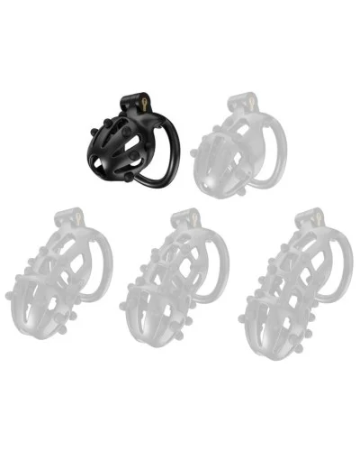 Cage de chasteté Point Up S 6 x 3.5 cm Noire sextoys et accessoires sur La Boutique du Hard