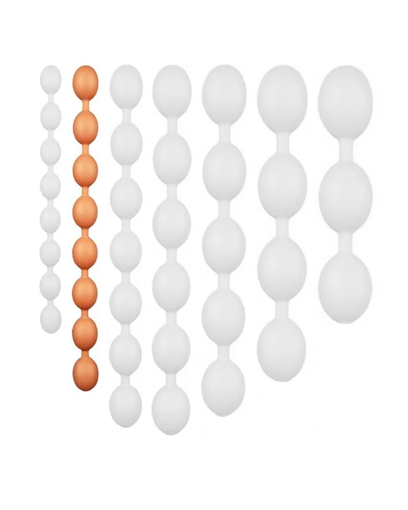 Boules Bolz M 56 x 4.7 cm Orange sextoys et accessoires sur La Boutique du Hard