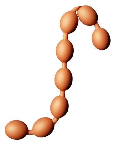 Boules Bolz M 56 x 4.7 cm Orange sextoys et accessoires sur La Boutique du Hard