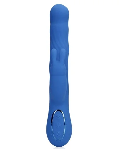 Vibro Rabbit Jetset 14 x 3.5cm Bleu sextoys et accessoires sur La Boutique du Hard