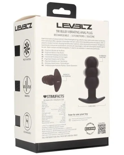 Plug vibrant Tribulb 11 x 4.4cm sextoys et accessoires sur La Boutique du Hard