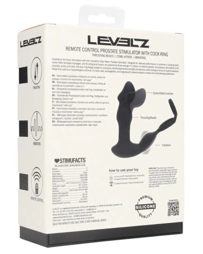 Stimulateur prostatique + Ballstretcher Prosticock 13 x 4cm sextoys et accessoires sur La Boutique du Hard