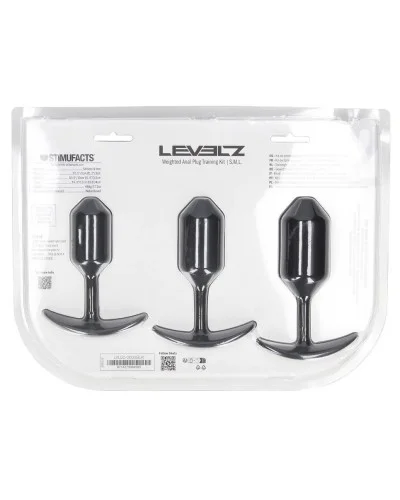 Lot de 3 Plugs lestés Weighty sextoys et accessoires sur La Boutique du Hard