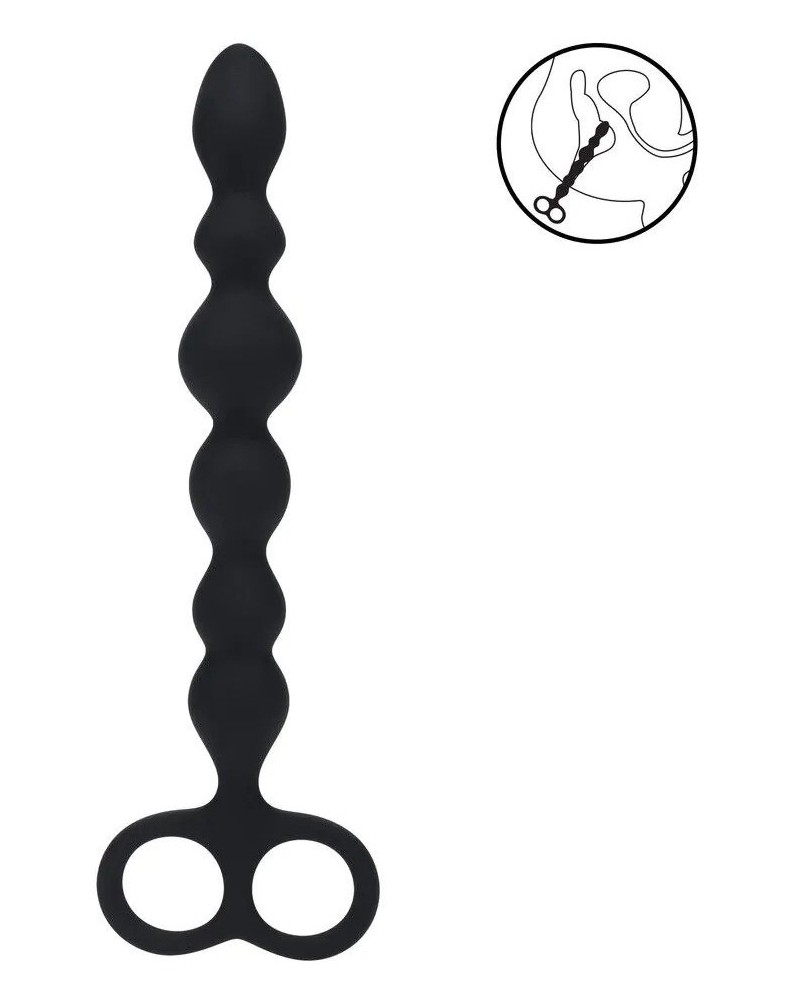 Chapelet Beaded Double Loop 20 x 3.2cm sextoys et accessoires sur La Boutique du Hard