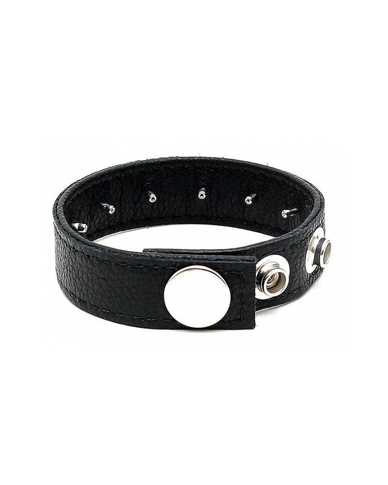 Cockring en cuir Pik 3 pressions sextoys et accessoires sur La Boutique du Hard