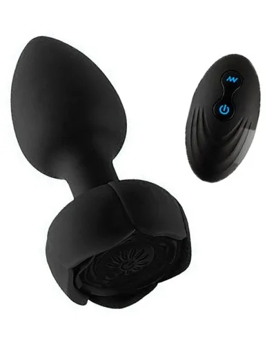 Plug Vibrant Rosana 7 x 3.7cm Noir sextoys et accessoires sur La Boutique du Hard