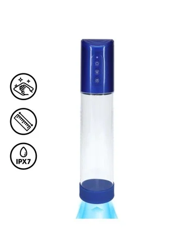 Pompe à pénis Hyperpump 20 x 5.8 cm Bleue sextoys et accessoires sur La Boutique du Hard