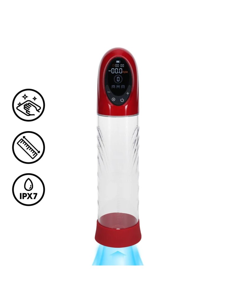 Pompe à pénis Cyberpulse 21 x 6 cm Rouge sextoys et accessoires sur La Boutique du Hard
