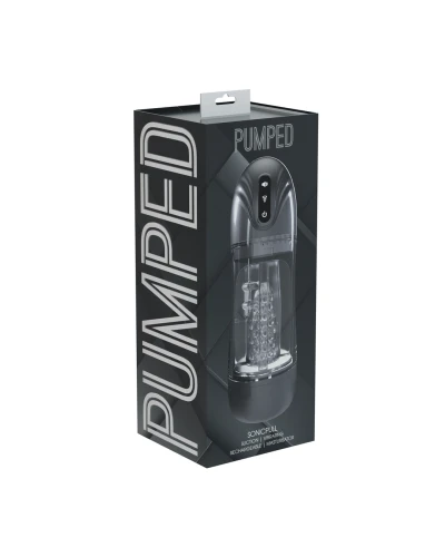 Masturbateur Sonicpull Vibrations et Succion Noir sextoys et accessoires sur La Boutique du Hard