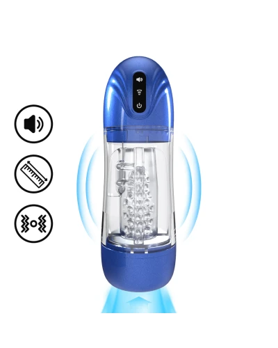 Masturbateur Sonicpull Vibrations et Succion Bleu sextoys et accessoires sur La Boutique du Hard