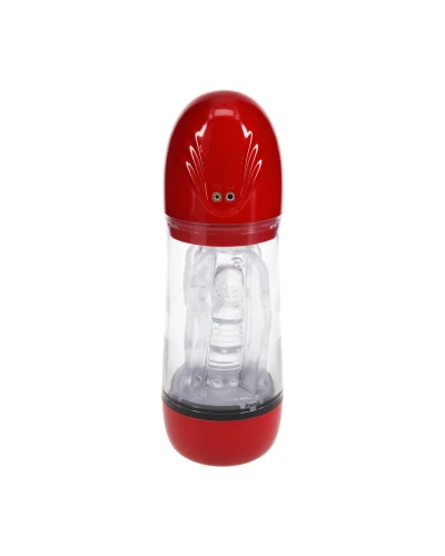 Masturbateur Sonicpull Vibrations et Succion Rouge sextoys et accessoires sur La Boutique du Hard