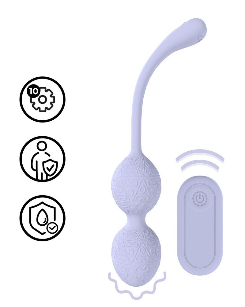 Boules de Geisha Vibrantes Alinua 9 x 3.5cm sextoys et accessoires sur La Boutique du Hard